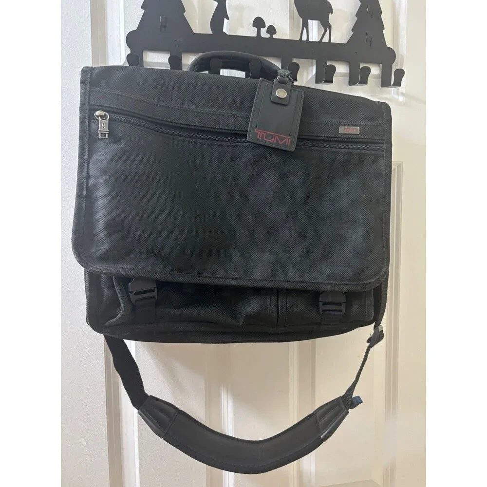 TUMI Ballistic Nylon Laptop Briefcase Messenger Bag 26170D4